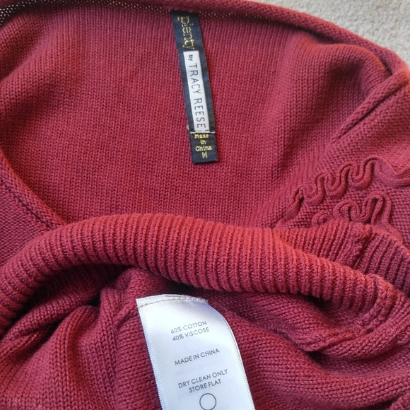 Plenty by Tracy Reese Abstract Roses Sweater - Picture 4 of 4